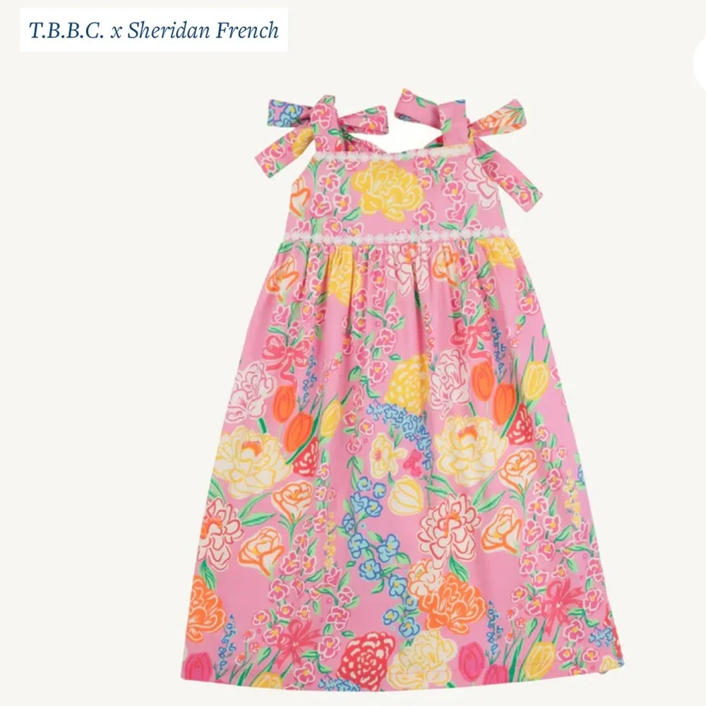 Sheridan French Floral x TBBC Beaufort Bonnet Macie Midi Dress Mommy & Me 12 14